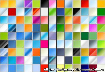 Картинки Скачать градиент в web 2.0 стиле для фотошопа