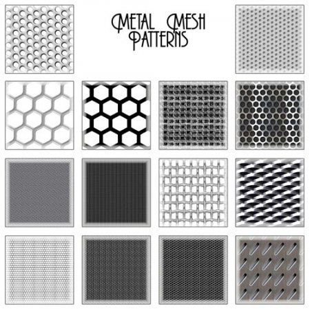 Картинки Скачать Metal Mesh Patterns для ps