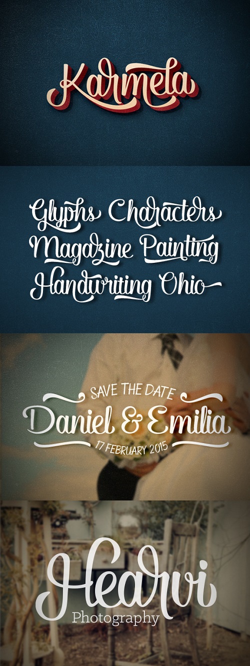 Скачать шрифт karmela для фотошопа